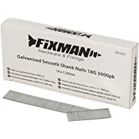 FIXMAN 781047 galvanizado suave filo clavos- Plata- 18 g- 5000-piece
